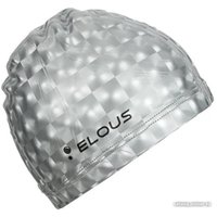 Шапочка для плавания Elous EL002 (серебристый)