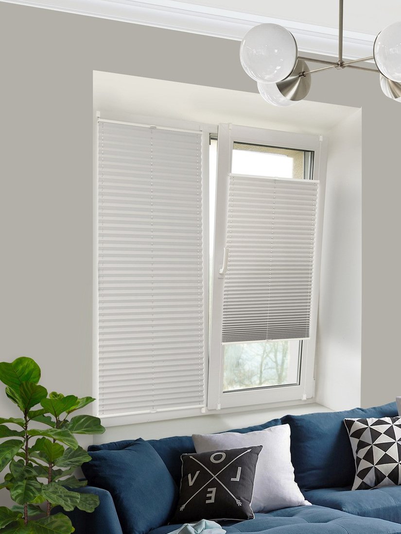 

Плиссе Delfa Crep BLO СПШ-36102 (68x160, белый)