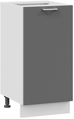 

Шкаф напольный Трия Габриэлла 1Н4 (белый/титан)