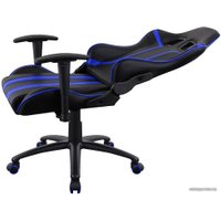 Игровое (геймерское) кресло AeroCool AC120 AIR (черный/синий)
