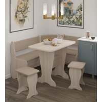 Обеденная группа Премиум Оптима (шимо светлый/обивка микровелюр №465)