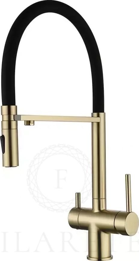 Смеситель Filarete FL3020 (Матовое золото)