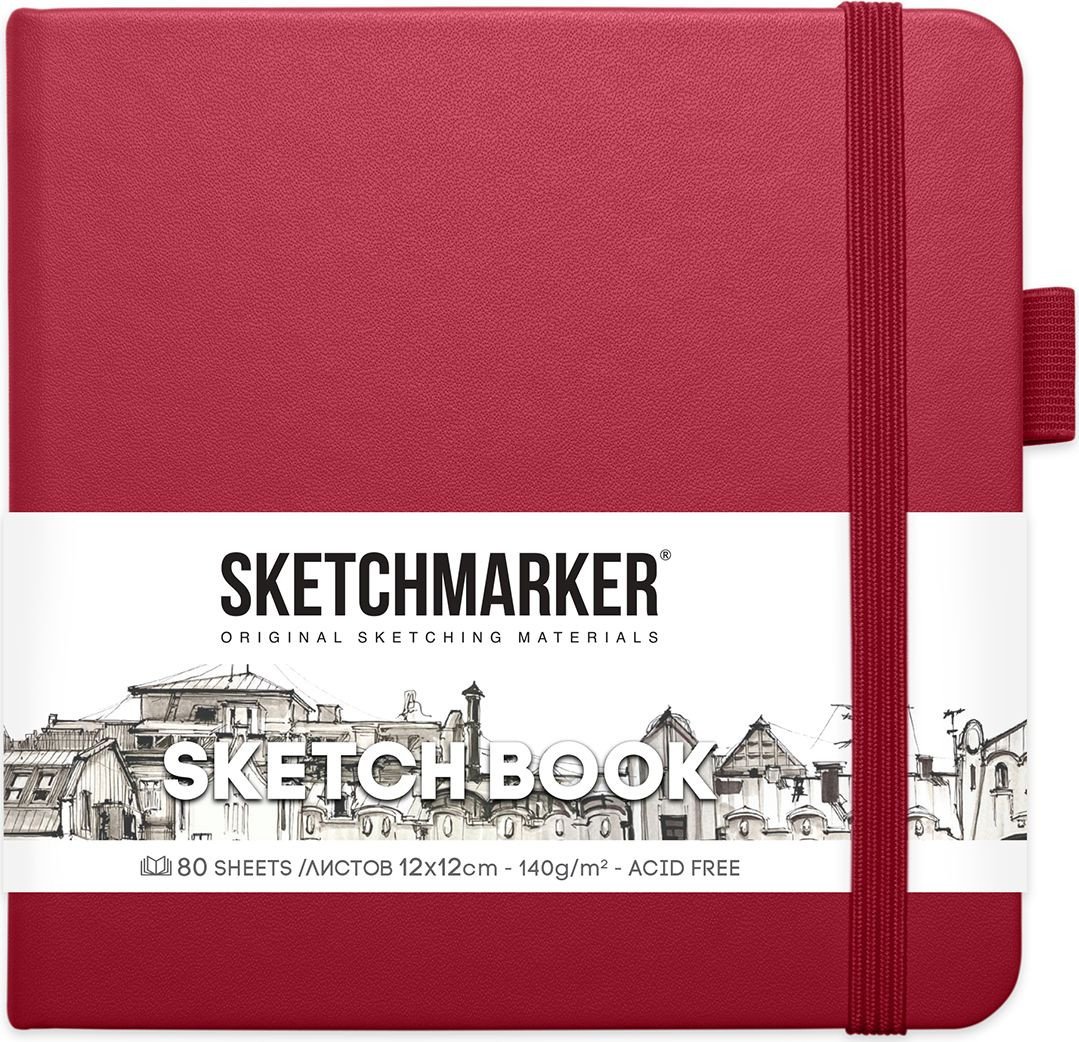 

Альбом для рисования Sketchmarker Скетчбук 2314902SM (80 л, фуксия)