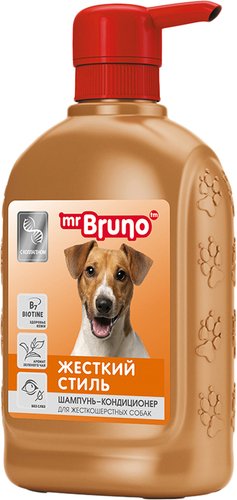Шампунь Mr.Bruno Жесткий стиль для собак с жесткой шерстью (350 мл)