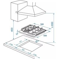 Варочная панель ZorG HAG63 FDW black matte