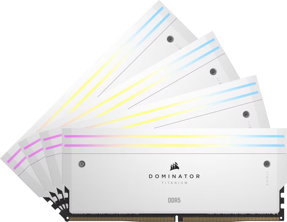 

Оперативная память Corsair Dominator Titanium RGB 4x16ГБ DDR5 6400 МГц CMP64GX5M4B6400C32W