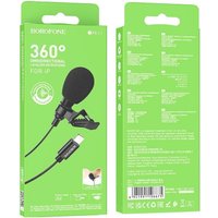 Проводной микрофон Borofone BFK11 (Lightning)