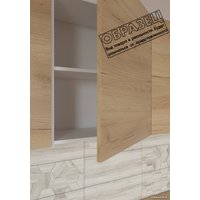 Готовая кухня Интермебель Лайт-3 1.7 (белый/дуб сонома/венато)