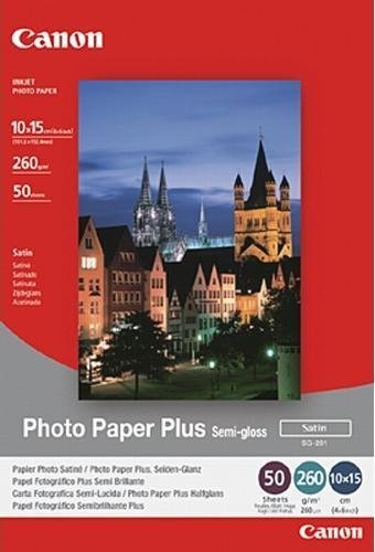 

Фотобумага Canon Photo Paper Plus Semi-Gloss SG-201 10x15 50 листов (1686B015)