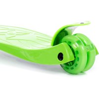 Двухколесный детский самокат Полесье Со складной ручкой 0072C 94391 (зеленый)