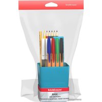 Настольный набор Erich Krause Base Ice Metallic 55696 голубой (18 предм)