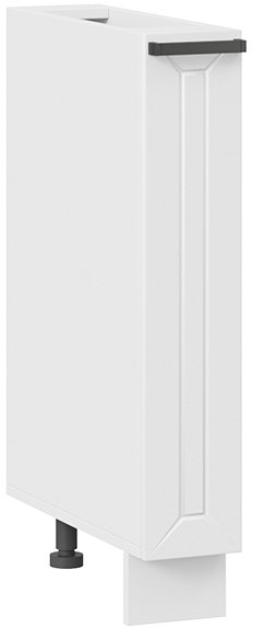 

Шкаф напольный Трия Лорас 1Н15К (белый/холст белый)