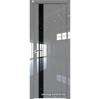 Межкомнатная дверь ProfilDoors 62L L 60x200 (грей люкс, стекло lacobel черный лак)