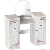 Туалетный столик с зеркалом Мебельград Эльза (дуб винтерберг/фотопечать)