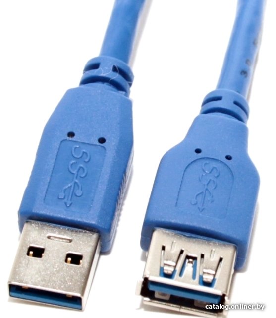 Кабель 5bites USB Type-A - USB Type-A UC3011-005F (0.5 м, синий)