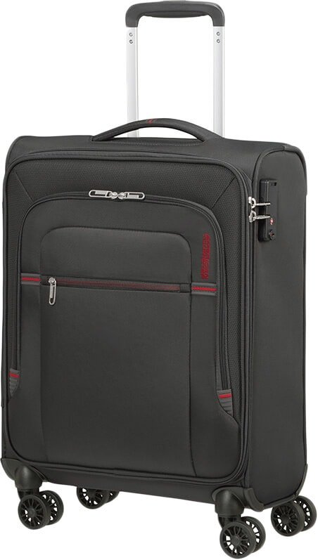 

Чемодан-спиннер American Tourister Crosstrack Grey/Red 55 см (4 колеса)