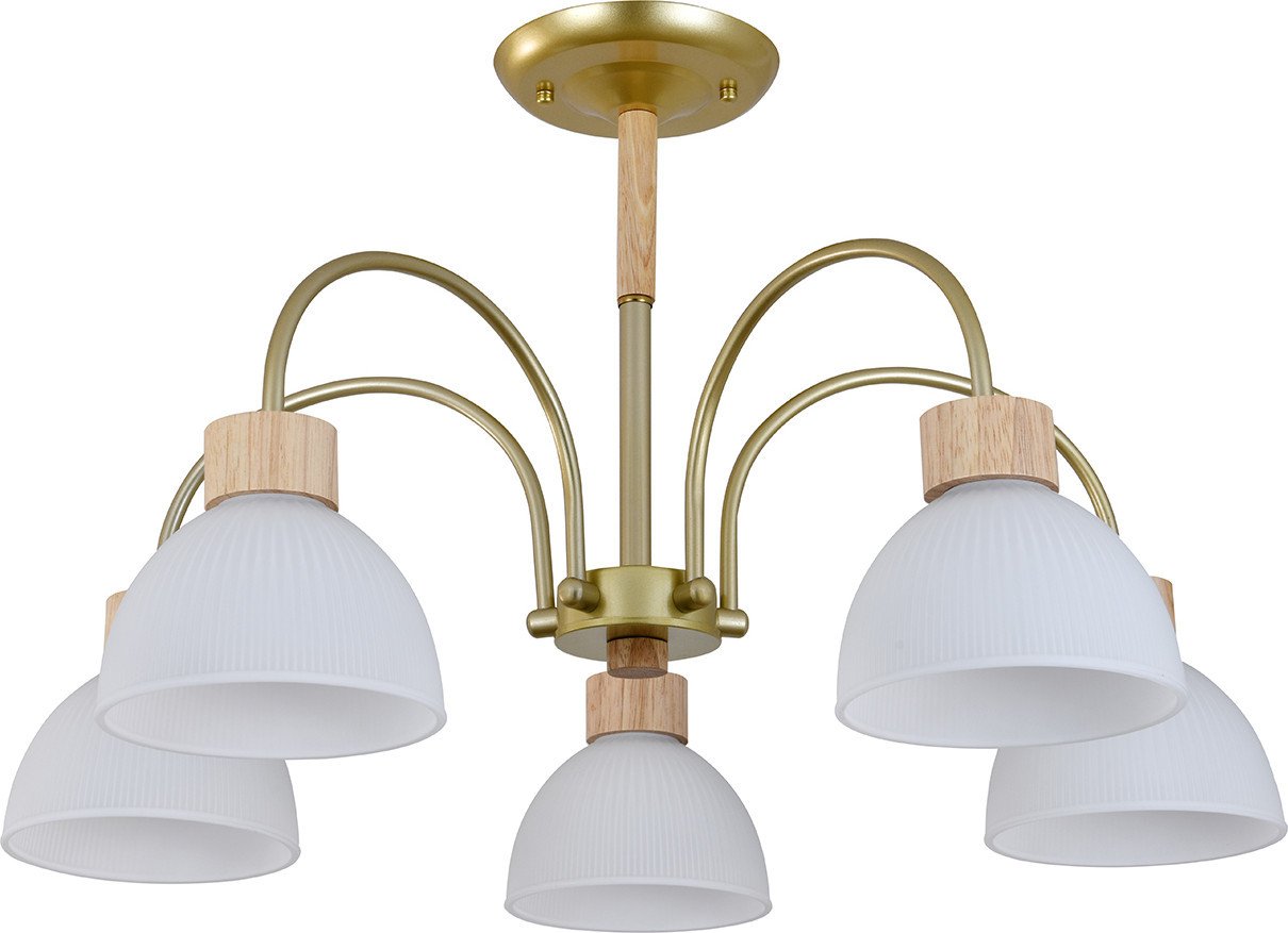 Люстра средней высоты Escada 150005/5R ES0000061 (Gold/Wood)