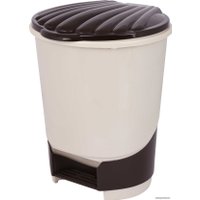 Мусорное ведро Альтернатива М1287 18 л (слоновая кость)