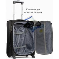 Чемодан 4 ROADS 6161-S 53 см (черный)