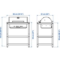 Гриль Ikea Гриллскэр 304.714.47