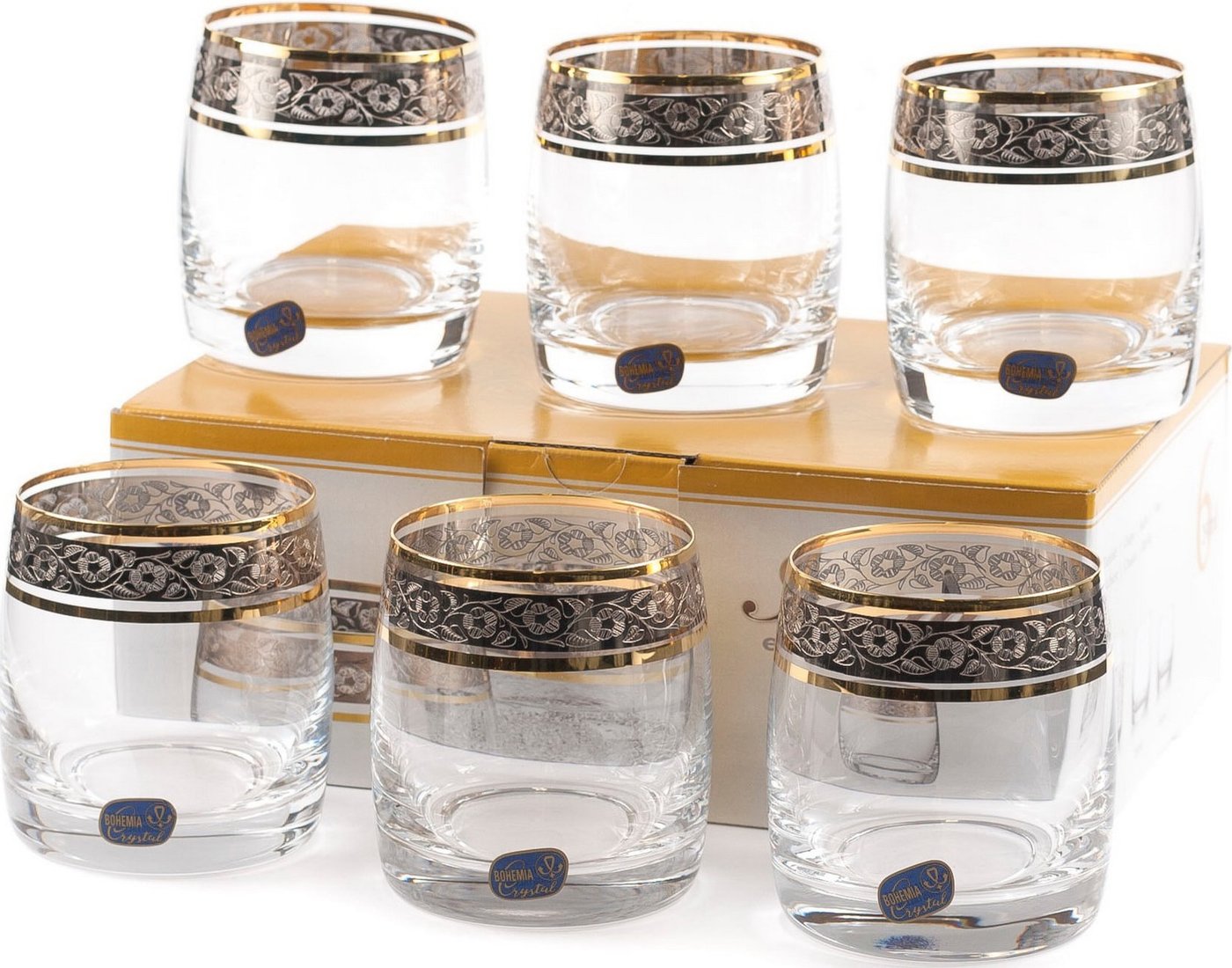 

Набор стаканов для виски Bohemia Crystal Ideal 25015/43249/290