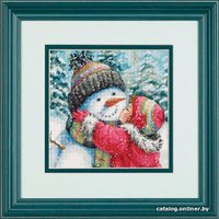 Набор для вышивания Dimensions Поцелуй для снеговика 70-08833