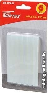 Клеевые стержни Wortex GS1110U00011 (6 шт, прозрачный)