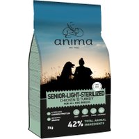 Сухой корм для собак Anima для пожилых собак с курицей, индейкой и рисом 3 кг