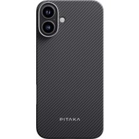 Чехол для телефона Pitaka Ultra-Slim для iPhone 16 (черный)