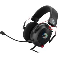 Наушники Оклик HS-L305G (черный/красный)