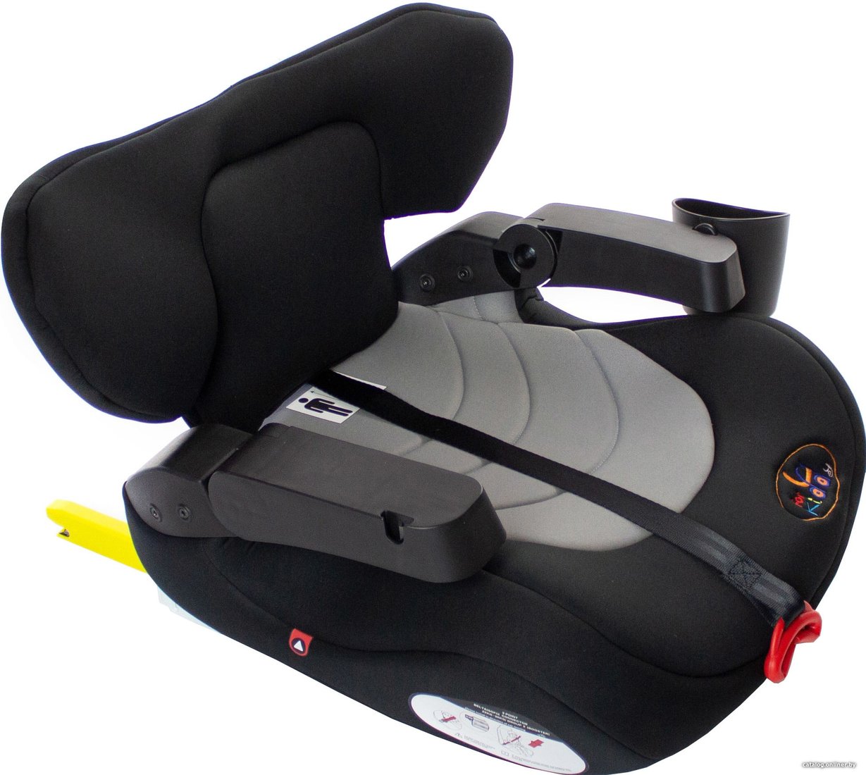 Детское сиденье ForKiddy Basis Seatfix (серый/черный)