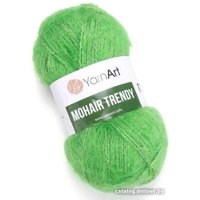 Пряжа для вязания Yarnart Mohair Trendy 137 100 г 220 м (зеленый)