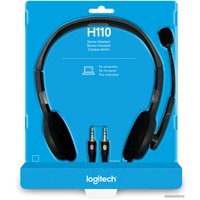 Офисная гарнитура Logitech Stereo Headset H110