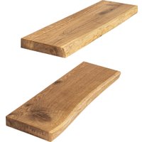 Полка Iva-Wood Solid Nature SW-013-SL.40 Натуральный дуб (край натуральный)