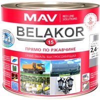 Грунт-эмаль MAV Belakor-15 Ral 7011 2.4 л (серый матовый)