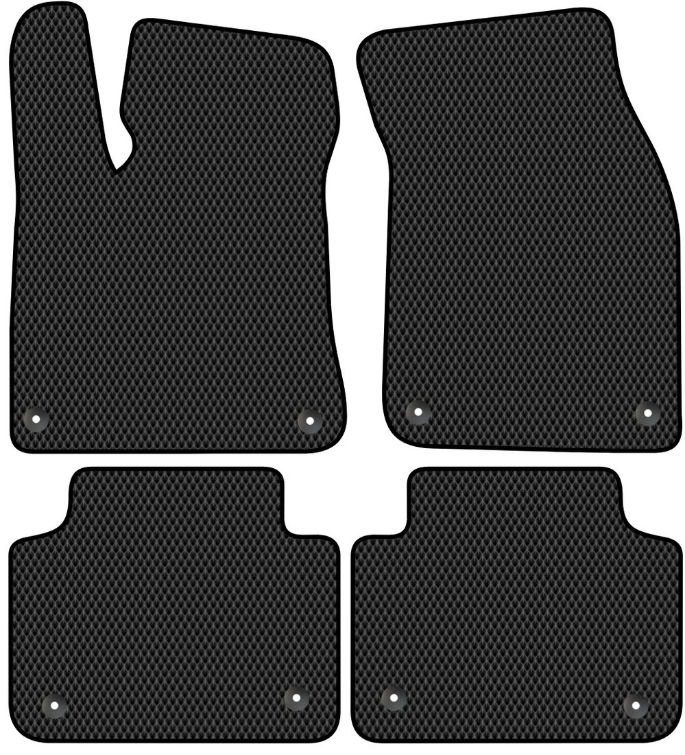 

Комплект ковриков для авто Alicosta Porsche Cayenne (suv / PO536) 2018 - Н.В. (черный, ромб)