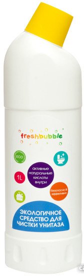 Средство для унитаза Freshbubble Активные натуральные кислоты 1 л