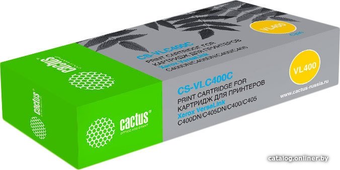 Картридж CACTUS CS-VLC400C (аналог Xerox 106R03534)