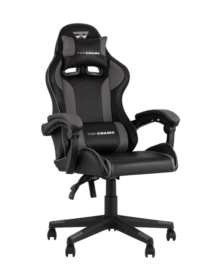 

Игровое (геймерское) кресло TopChairs Shadow GF-8079 (черно-серый)