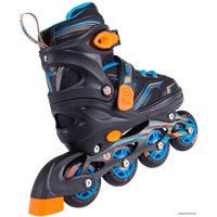 Роликовые коньки Ridex Remi (р. 31-34, черный/оранжевый/голубой)