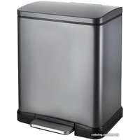 Мусорное ведро WeltWasser Lassy TG 12L (серый матовый)