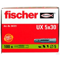 Дюбель универсальный Fischer UX 5x30 94721 (100 шт)