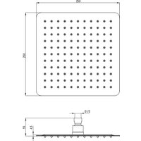 Душевая система  Deante Blur Titanium NQL D9YK