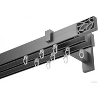 Карниз для штор Lm Decor Флэт Лайн Грид тройной (сатин, 3.2м)