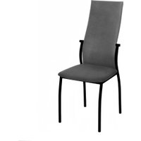 Стул Древпром Престиж ДП2-19 (черный матовый/катания графит)