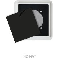 Вентиляционная решетка HOMY AIR квадратный AS125B 20x20 (черная)