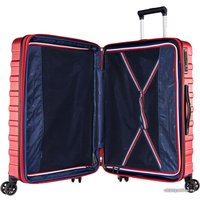 Чемодан-спиннер Verage Crust 17106-2+ 70 см (красный кардинал)