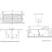 Ванна Villeroy & Boch My Art Emotion Duo (BQ199MYA2C1V) 190x90