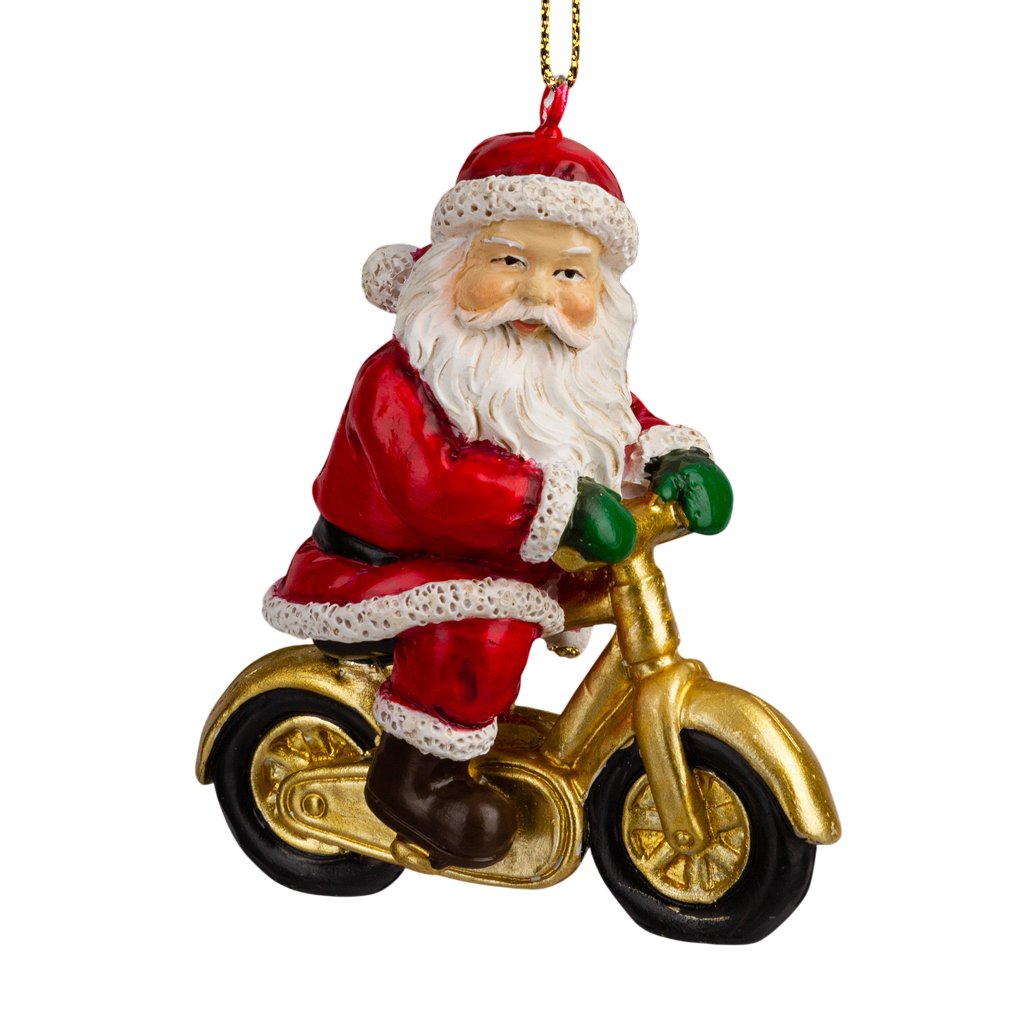

Елочная игрушка Erich Krause Decor. Санта на байке 64573