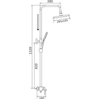 Душевая система  Shevanik S8936T
